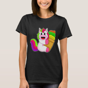 ユニコーンワッフルアイスクリーム Tシャツ