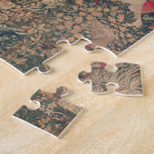 ユニコーン中世アート – ハンターが城に戻る ジグソーパズル (側面)