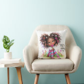 ユニコーン予測できな装飾用クッションのような少女の夢 クッション (椅子)