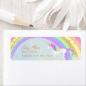 ユニコーン住所 シール |魔法の金ゴールド (インサイチュ)