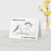 「ユニコーン信じが入っていた」 カード (黄色い花)