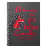 ユニコーン信じは... ノートブック (正面)