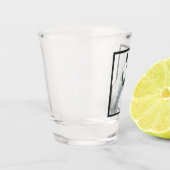 ユニコーン側のアイショットグラス ショットグラス (左)