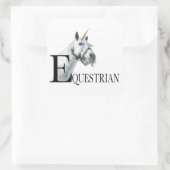 ユニコーン側のアイステッカー スクエアシール (バッグ)