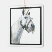 ユニコーン側眼 セラミックオーナメント (左)