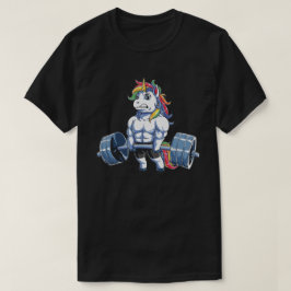ユニコーン働くユニコーンフィットネスユニコーン Tシャツ