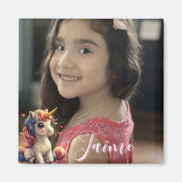 ユニコーン写真バレンタインデーのマグネット マグネット