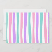 ユニコーン写真招待状 招待状 (裏面)