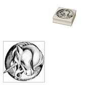 ユニコーン切手 ラバースタンプ (押印)