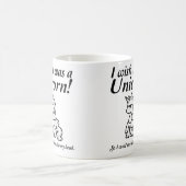 ユニコーン刺しTシャツ ユーモア コーヒーマグカップ (中央)