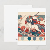ユニコーン勉強F -ファンタジーAI シーズンカード (正面/裏面)