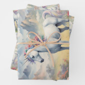 ユニコーン包装紙フラットシート ラッピングペーパーシート (インサイチュ)