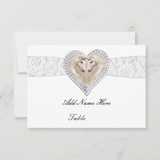 ユニコーン及びレーステーブル座席表 招待状 (正面)