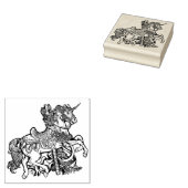 ユニコーン回転木馬馬 ラバースタンプ (押印)