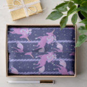 ユニコーン回転木馬 – 夜 薄葉紙 (ギフト)