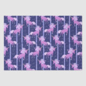 ユニコーン回転木馬 – 夜 薄葉紙 (正面)