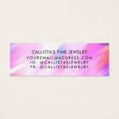 ユニコーン型ホログラフィックグリッタードリップスイヤリングディスプレイ (裏面)