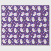 ユニコーン型包み紙 ラッピングペーパー (フラット)