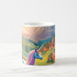 ユニコーン城の風景マグカップ|フェアリーテイルの魔法 コーヒーマグカップ