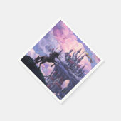 ユニコーン城 スタンダードカクテルナプキン (角)