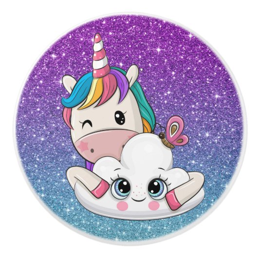 ユニコーン大切セラミックノブ セラミックノブ (正面)