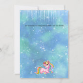 ユニコーン姫冬の雪童話の城 招待状 (裏面)