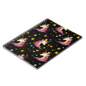 ユニコーン姫：水彩ファンタジー ノートブック (左側)