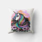 ユニコーン威厳のある クッション (裏面)