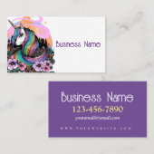 ユニコーン威厳のある 名刺 (正面/裏面)