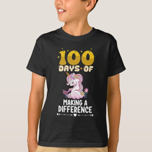 ユニコーン学校で差をつける100日間 Tシャツ (正面)