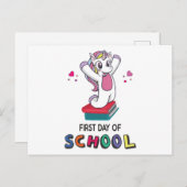 ユニコーン学校初日 ポストカード (正面/裏面)