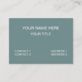 ユニコーン宇宙に接続されたユニコーン 名刺 (裏面)