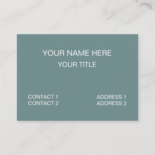 ユニコーン宇宙に接続されたユニコーン 名刺 (裏面)