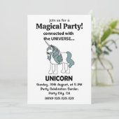 ユニコーン宇宙に接続されたユニコーン 招待状 (スタンド正面)