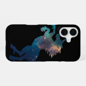 ユニコーン宇宙パターン iPhone 16ケース (裏面横)