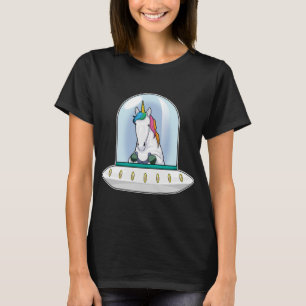 ユニコーン宇宙船宇宙 Tシャツ