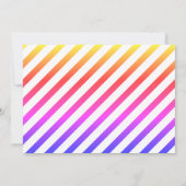 ユニコーン宇宙銀河招待状 招待状 (裏面)