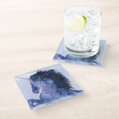 ユニコーン宇宙 – 宇宙 ガラスコースター (アングル)