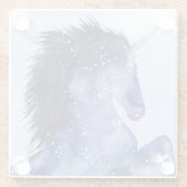 ユニコーン宇宙 – 宇宙 ガラスコースター (裏面)