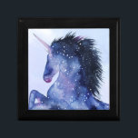 ユニコーン宇宙 – 宇宙 ギフトボックス<br><div class="desc">Unicorn Universe IV by Grace Popp.銀河のような宇宙的なデザインを持つポーズのユニコーンを特徴とする。</div>