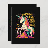 ユニコーン実在は珍しい エンクロージャーカード (正面/裏面)