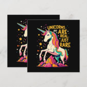 ユニコーン実在は珍しい 招待状 (正面/裏面)