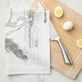 ユニコーン実在 キッチンタオル (四つ折り)