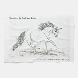 ユニコーン実在 キッチンタオル