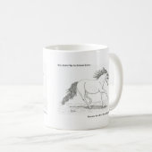 ユニコーン実在 コーヒーマグカップ (正面右)