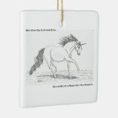 ユニコーン実在 セラミックオーナメント (右)