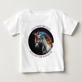 ユニコーン実在 ベビーTシャツ