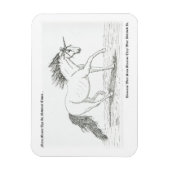 ユニコーン実在 マグネット (縦)