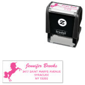 ユニコーン差出人住所スタンプ セルフインキングスタンプ (インサイチュ)