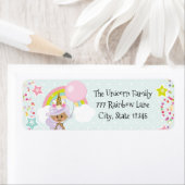 ユニコーン差出人住所ラベルダークスキントーン ラベル (インサイチュ)